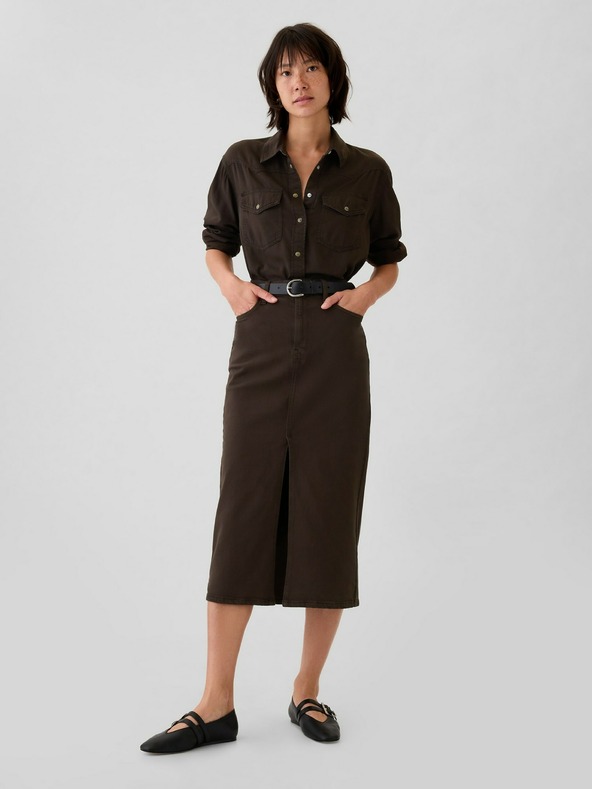 GAP Camicia in denim con taglio occidentale Gap