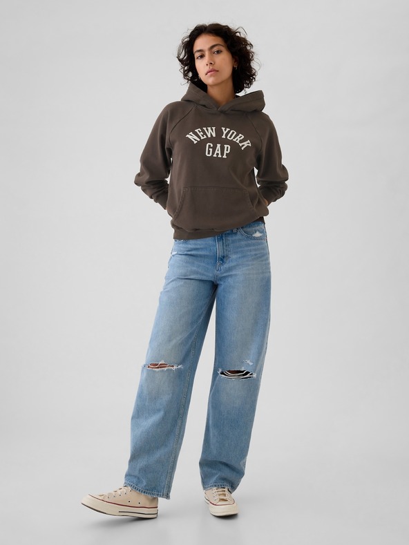 GAP Felpa con cappuccio morbida e vintage GAP