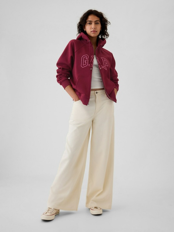GAP Felpa Vintage con cerniera morbida GAP