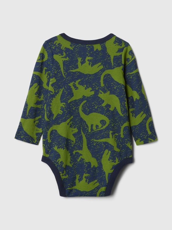 GAP Baby Cotton Bodysuit with Logo GAP