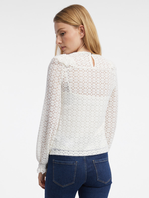 Orsay Camicetta bianca da donna a fantasia ORSAY