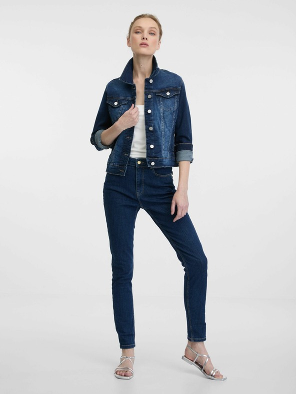 Orsay Giacca di jeans da donna blu scuro ORSAY