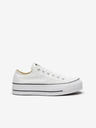 Converse Sneakers Converse Chuck Taylor All Star in tela bianca con plateau