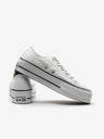 Converse Sneakers Converse Chuck Taylor All Star in tela bianca con plateau