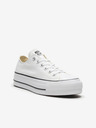 Converse Sneakers Converse Chuck Taylor All Star in tela bianca con plateau