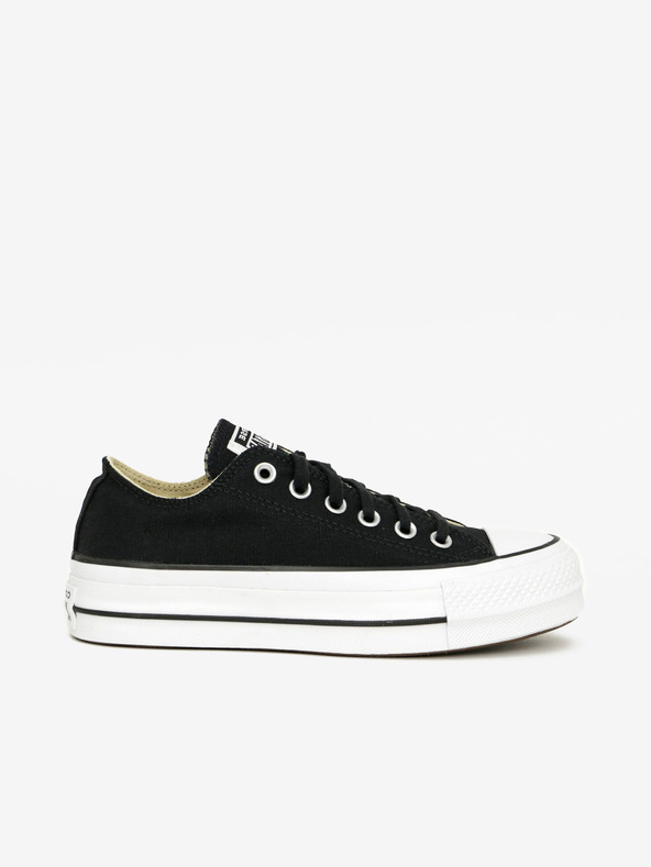 Converse Sneakers Converse Chuck Taylor All Star in tela nera con plateau