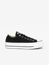 Converse Sneakers Converse Chuck Taylor All Star in tela nera con plateau