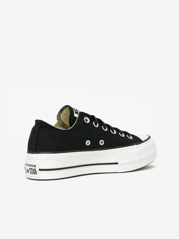Converse Sneakers Converse Chuck Taylor All Star in tela nera con plateau