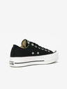 Converse Sneakers Converse Chuck Taylor All Star in tela nera con plateau