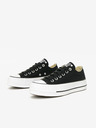 Converse Sneakers Converse Chuck Taylor All Star in tela nera con plateau