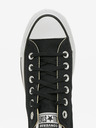 Converse Sneakers Converse Chuck Taylor All Star in tela nera con plateau