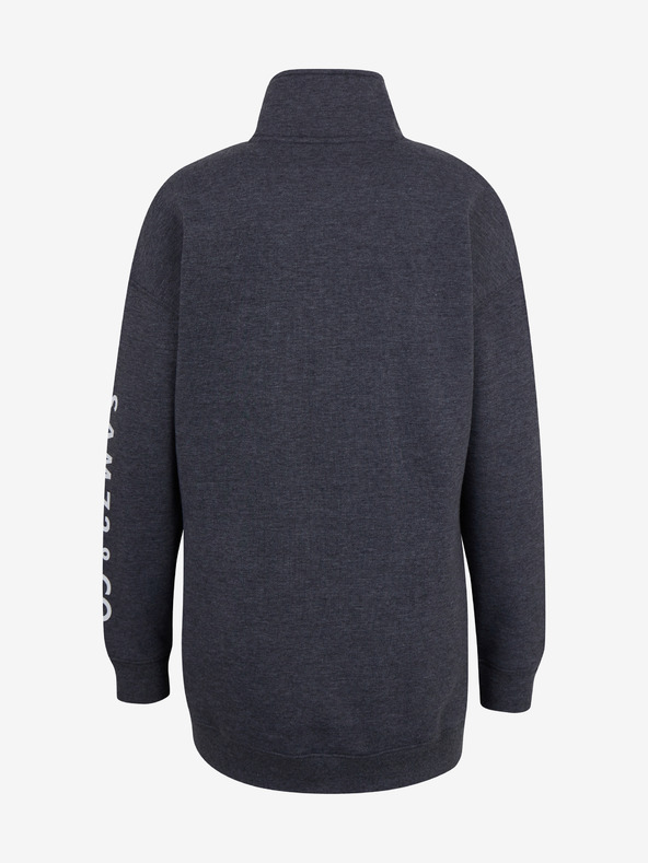 Sam 73 Felpa grigia da donna con zip SAM 73 Asajj