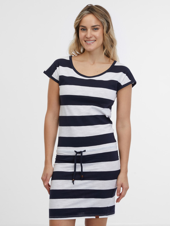 Sam 73 Abito a righe bianco e blu da donna SAM 73 Reyna