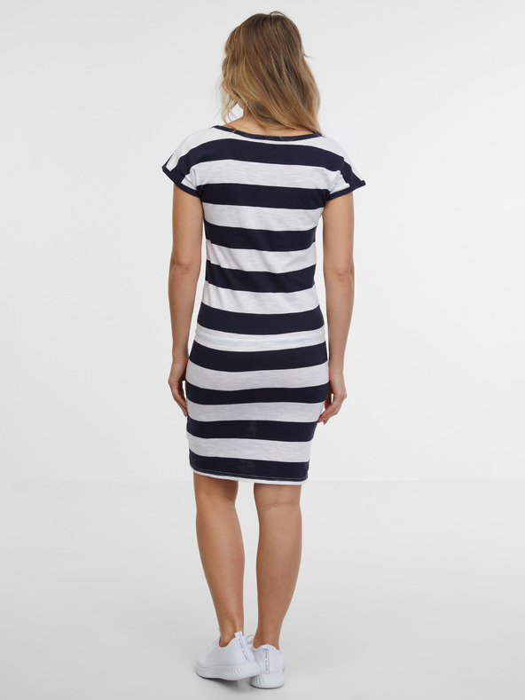 Sam 73 Abito a righe bianco e blu da donna SAM 73 Reyna