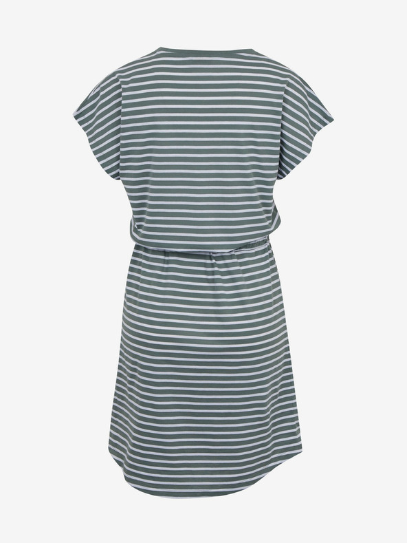 Sam 73 Abito a righe bianche e verdi da donna con cravatta SAM73 Sagitta