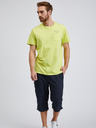 Sam 73 T-shirt uomo gialla in cotone con taschino SAM73 Fenaklid