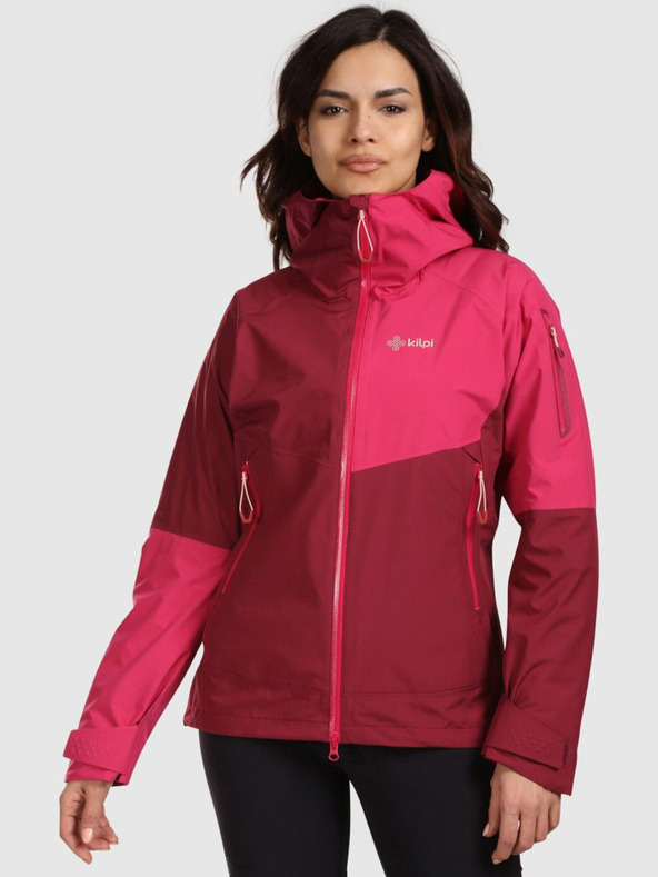 Kilpi Giacca Hardshell impermeabile donna Kilpi MAMBA-W Rosso scuro