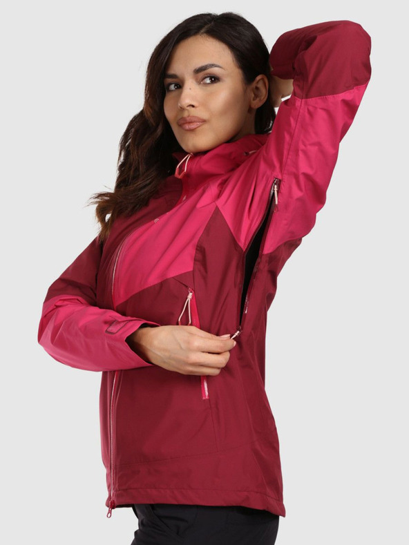 Kilpi Giacca Hardshell impermeabile donna Kilpi MAMBA-W Rosso scuro