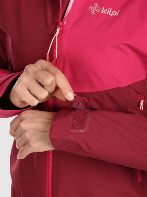 Kilpi Giacca Hardshell impermeabile donna Kilpi MAMBA-W Rosso scuro