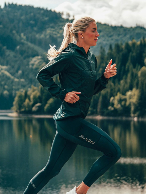Kilpi Kilpi Giacca da corsa ultraleggera da donna ANORI-W Verde scuro