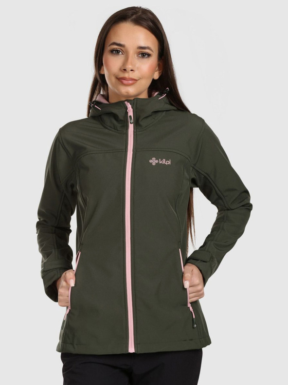 Kilpi Giacca softshell Kilpi RAVIA-W da donna verde scuro