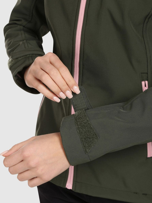 Kilpi Giacca softshell Kilpi RAVIA-W da donna verde scuro