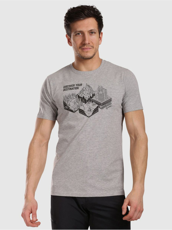 Kilpi Maglietta funzionale Kilpi GAROVE-M Uomo Grigio chiaro