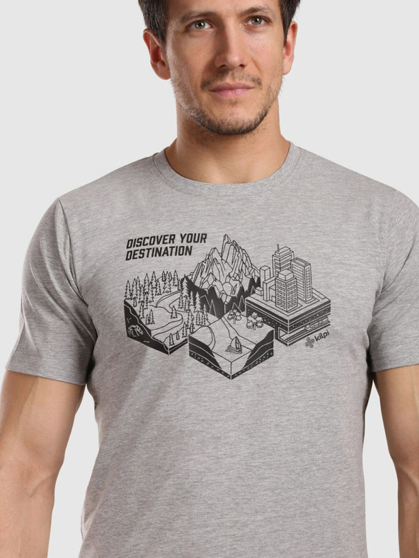 Kilpi Maglietta funzionale Kilpi GAROVE-M Uomo Grigio chiaro