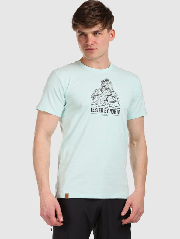 Kilpi Maglietta in cotone Kilpi DISCOVER-M Mentolo Uomo