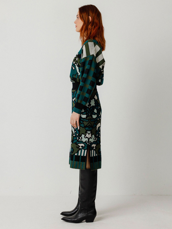 SKFK Gonna floreale SKFK verde Donna Falda Alda