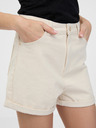 Orsay Pantaloncini di jeans da donna beige ORSAY