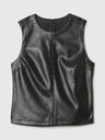 GAP Faux Leather Top GAP