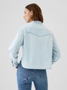 GAP Cropped Western Denim Shirt GAP