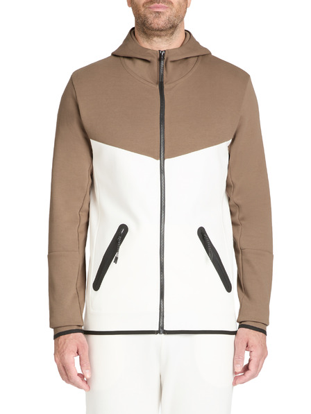 Celio Jenewyoke felpa con zip e cappuccio