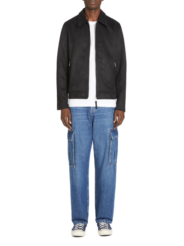 Celio Giacca Jufaster in finto camoscio