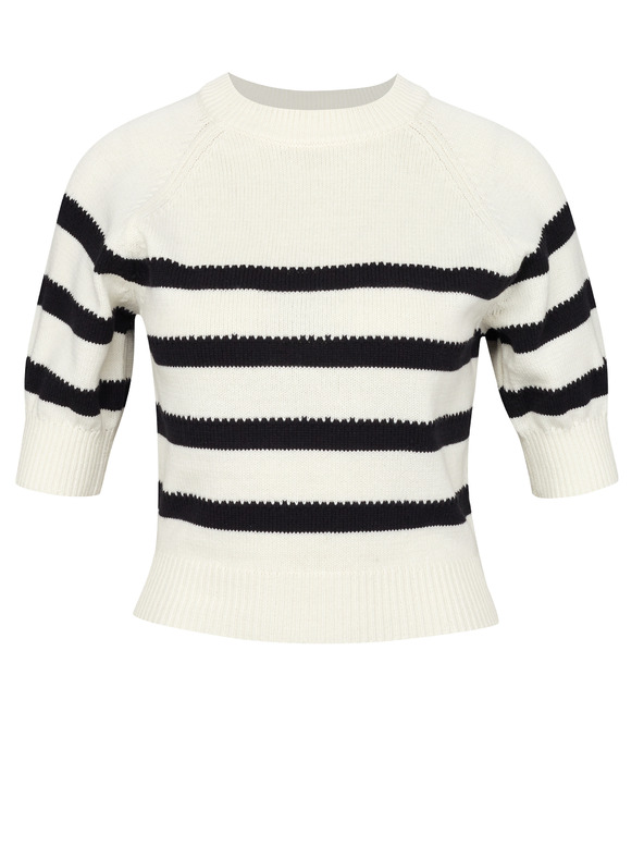 Orsay Maglione a maniche corte da donna crema ORSAY