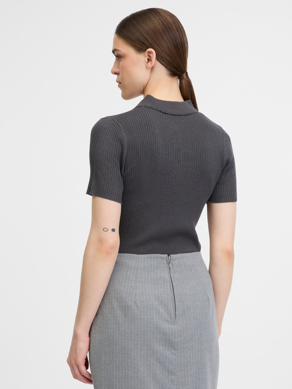 Orsay Maglietta a maniche corte da donna grigio scuro ORSAY