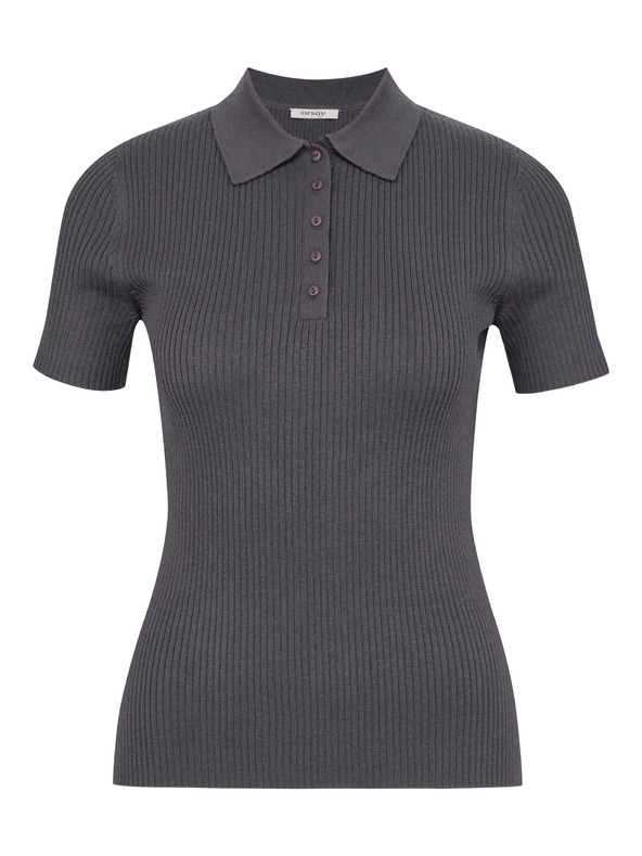 Orsay Maglietta a maniche corte da donna grigio scuro ORSAY