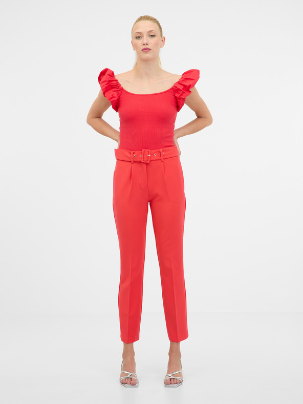 Orsay Camicia a maniche corte rossa da donna ORSAY