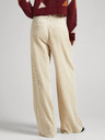 Pepe Jeans Pantaloni a coste da donna crema Pepe Jeans Cecilia Cord