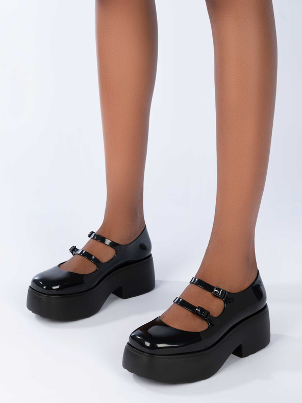 Melissa Ballerine con plateau Melissa Farah nere da donna