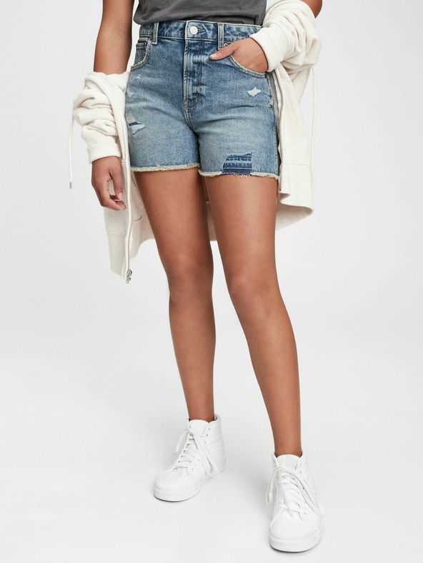 GAP Girls denim shorts high rise stretch GAP