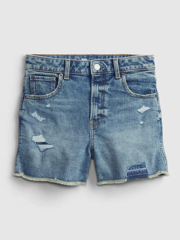 GAP Girls denim shorts high rise stretch GAP