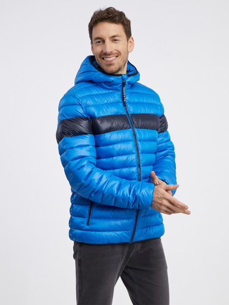 Sam 73 Giacca trapuntata blu da uomo SAM 73 Maximus