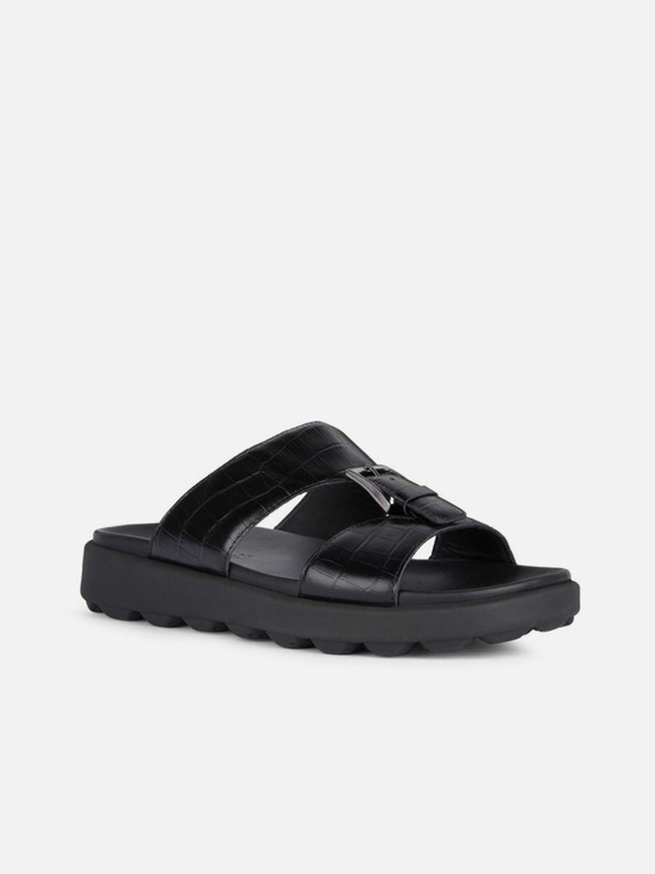 Geox Pantofole nere da uomo Geox Spherica Ec6