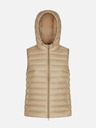 Geox Gilet in piuma beige da donna Geox Jaysen