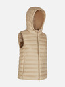 Geox Gilet in piuma beige da donna Geox Jaysen