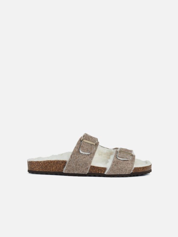 Geox Pantofole beige da donna Geox Brionia