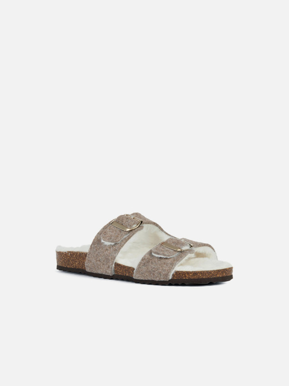 Geox Pantofole beige da donna Geox Brionia