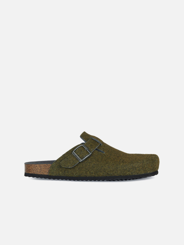 Geox Pantofole khaki da uomo Geox Ghita
